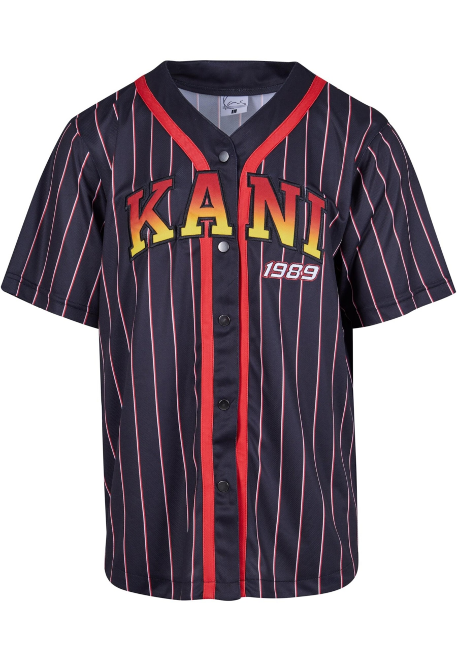 Karl Kani Póló 'KM233-003-1'  sárga / tűzpiros / fekete / fehér-Ár