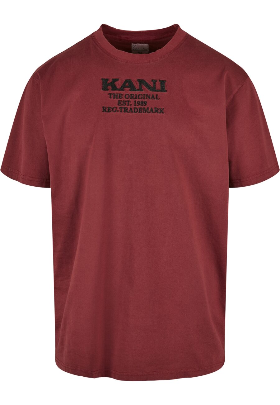 Karl Kani Póló  sötétvörös / fekete-hu