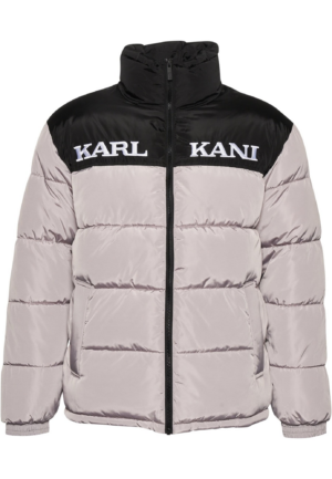 Karl Kani Téli dzseki 'Essential'  világosszürke / fekete / fehér-Ár