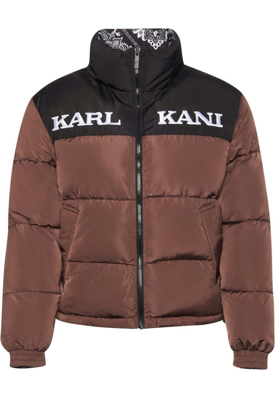 Karl Kani Téli dzseki  sötét barna / fekete / fehér-Ár