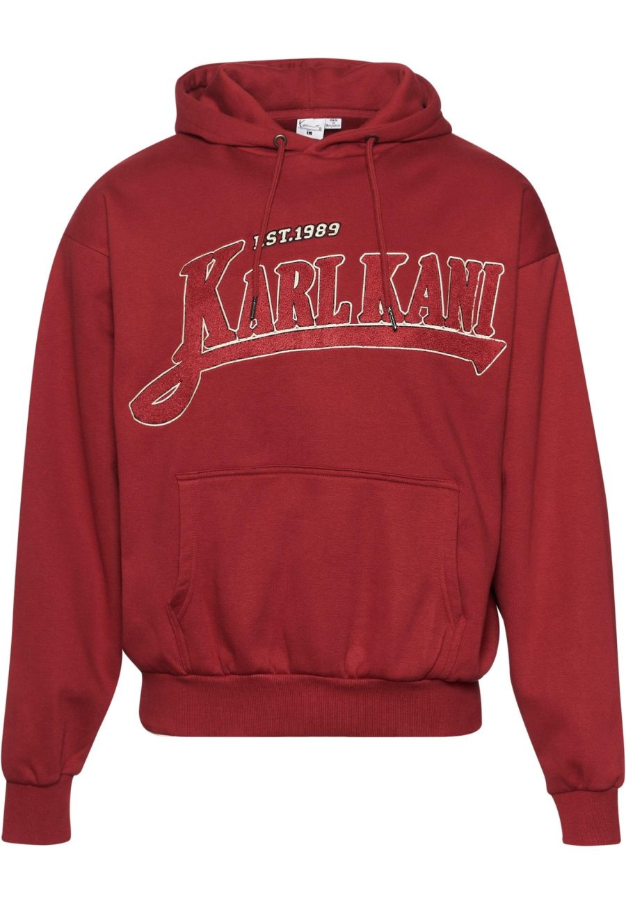 Karl Kani Tréning póló  sötétvörös / fekete / fehér-Ár
