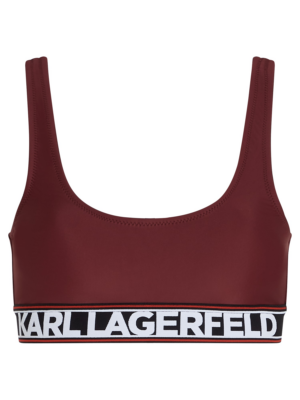 Karl Lagerfeld Bikini felső  merlot / fehér-Ár