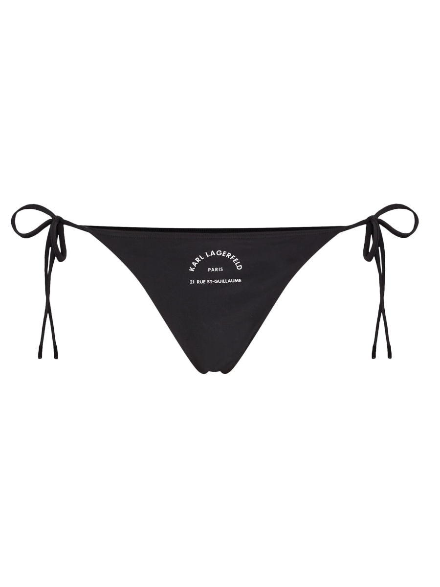Karl Lagerfeld Bikini nadrágok  fekete / fehér-Hungary