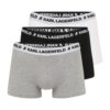 Karl Lagerfeld Boxeralsók  szürke / fekete / fehér-hu