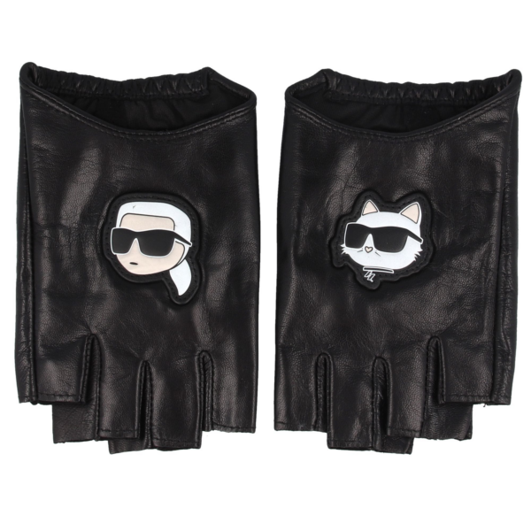 Karl Lagerfeld Kesztyű 'Ikonik 2.0'  bézs / fekete / fehér-Hungary