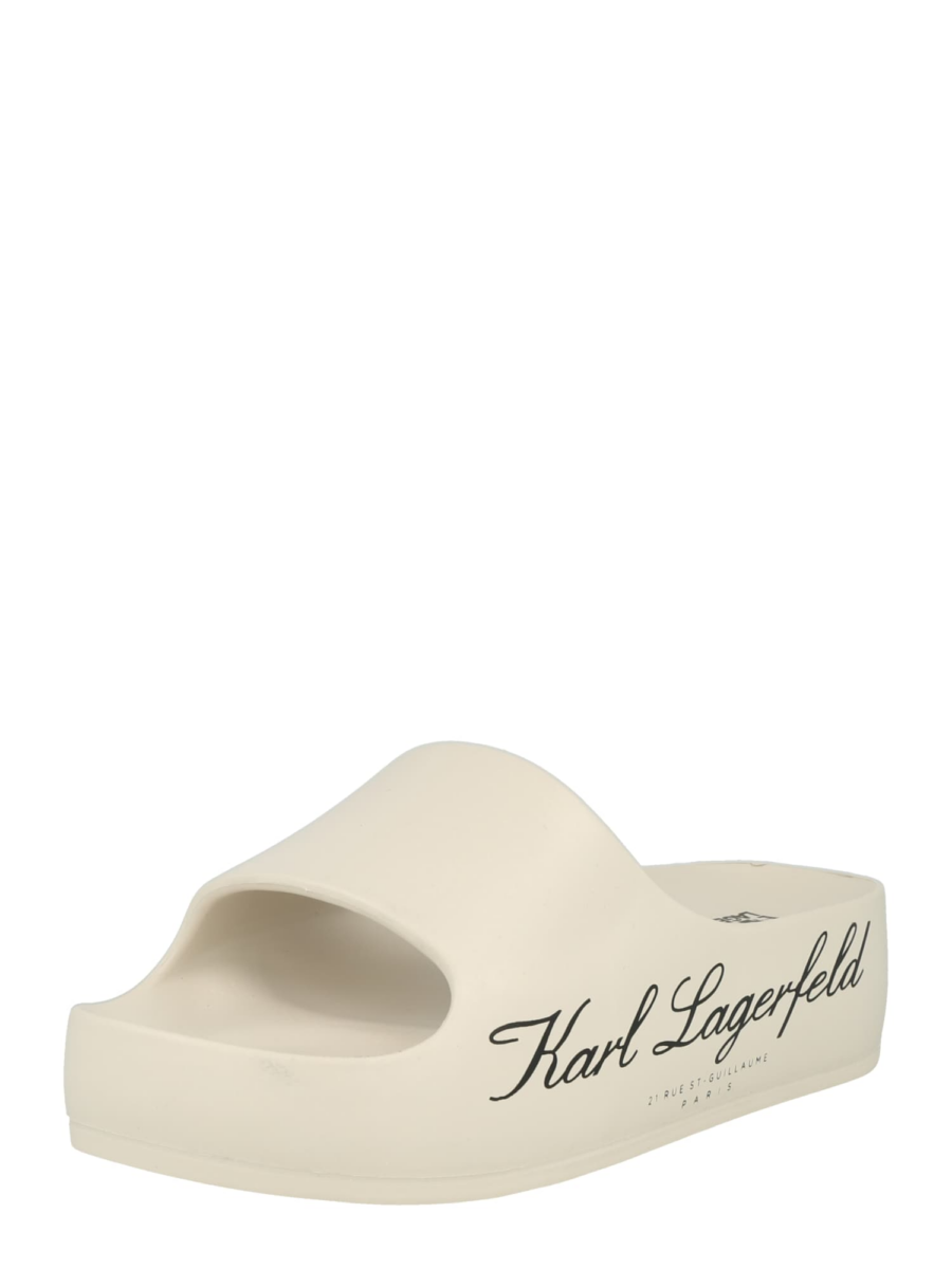Karl Lagerfeld Papucs 'KOBO II'  fekete / piszkosfehér-Hungary