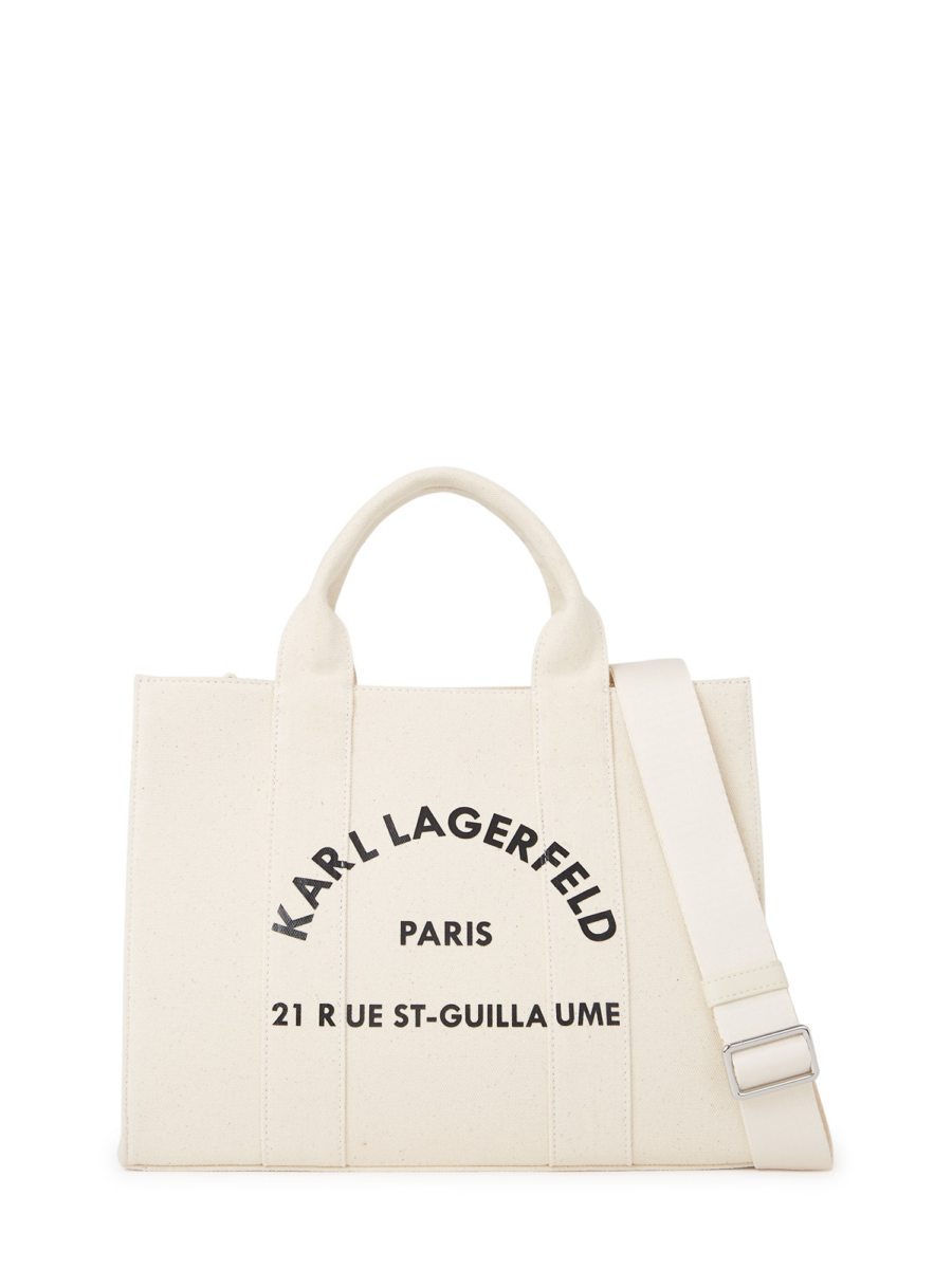 Karl Lagerfeld Shopper táska  bézs / fekete-Ár
