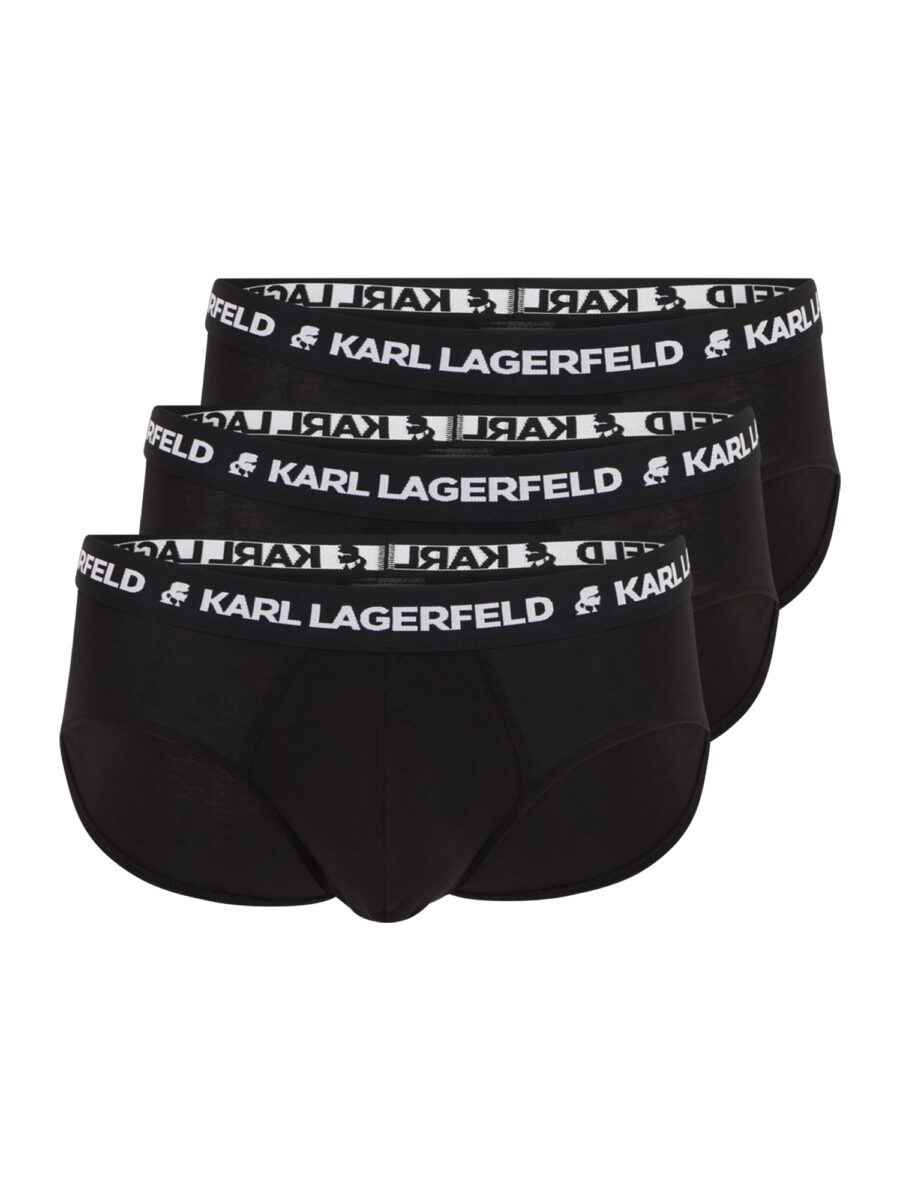 Karl Lagerfeld Slip  fekete / fehér-hu