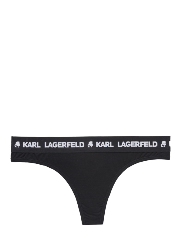 Karl Lagerfeld String bugyik  fekete / fehér-Hungary