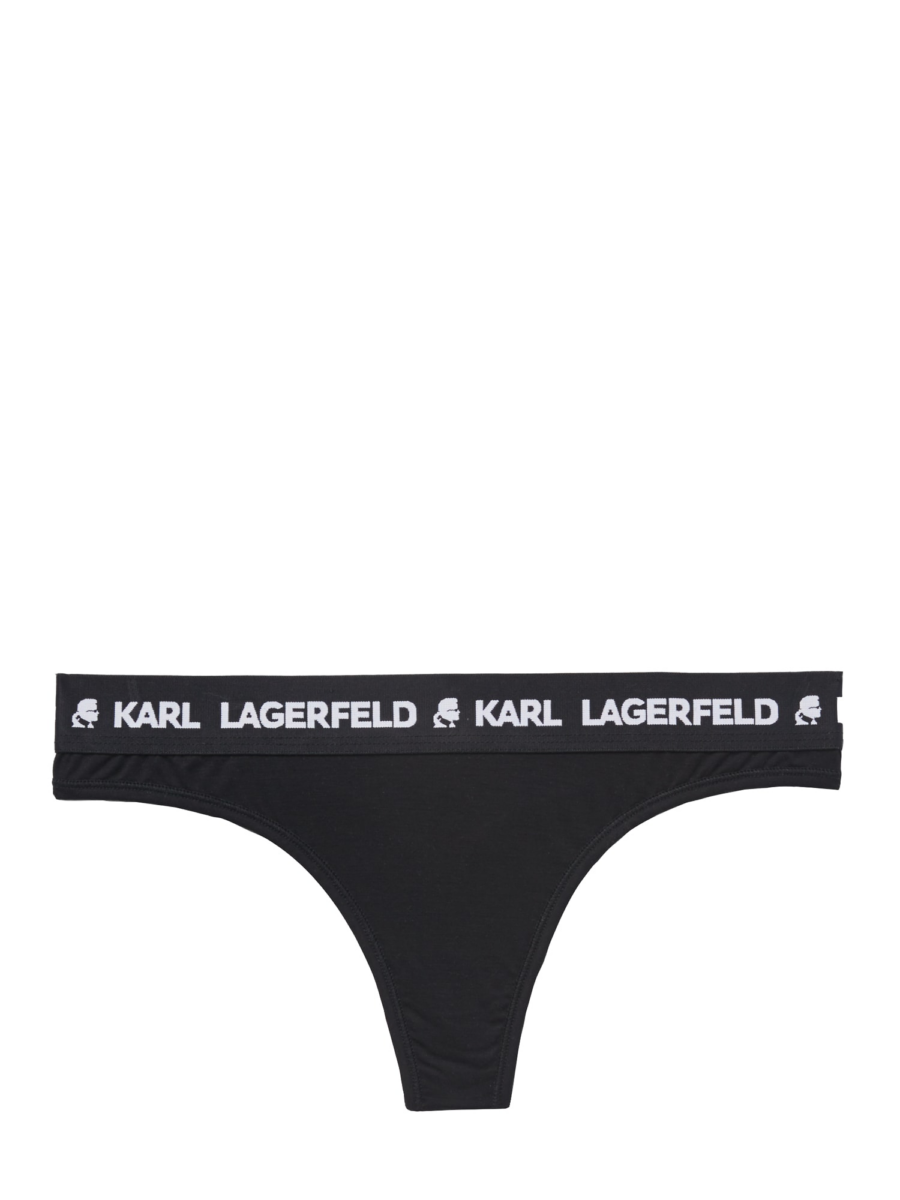 Karl Lagerfeld String bugyik  fekete / fehér-Hungary