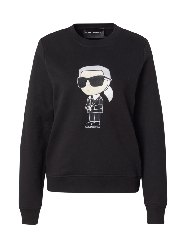 Karl Lagerfeld Tréning póló 'Ikonik 2.0'  gitt / fekete / fehér-Hungary