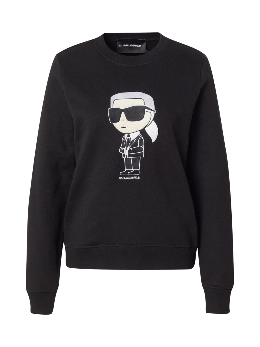 Karl Lagerfeld Tréning póló 'Ikonik 2.0'  gitt / fekete / fehér-Hungary