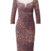 Katy Perry exclusive for ABOUT YOU Ruha 'Flora'  bézs / barna / fekete-Hungary