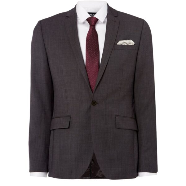 Kenneth Cole Bleekman Slim Fit Pindot öltöny kabát