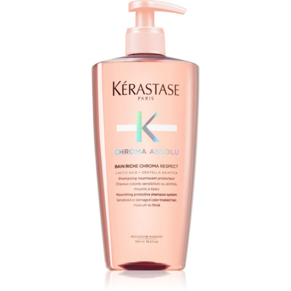 Kérastase Chroma Absolu Bain Riche Chroma Respect tápláló sampon festett hajra 500 ml-Ár
