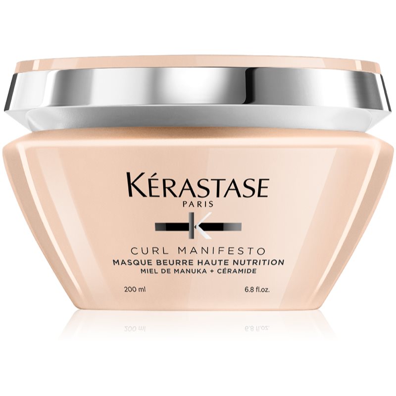 Kérastase Curl Manifesto Masque Beurre Haute Nutrition tápláló maszk a hullámos és göndör hajra 200 ml-Ár
