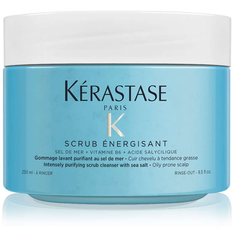 Kérastase Fusio Scrub Énergisant tisztító peeling zsíros fejbőrre 325 g-Eredeti