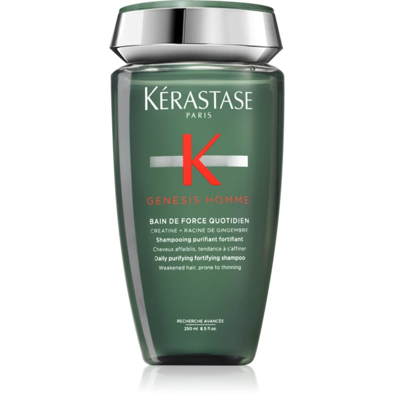 Kérastase Genesis Homme Bain de Force Quotiden tisztító és tápláló sampon kihullásra hajlamos