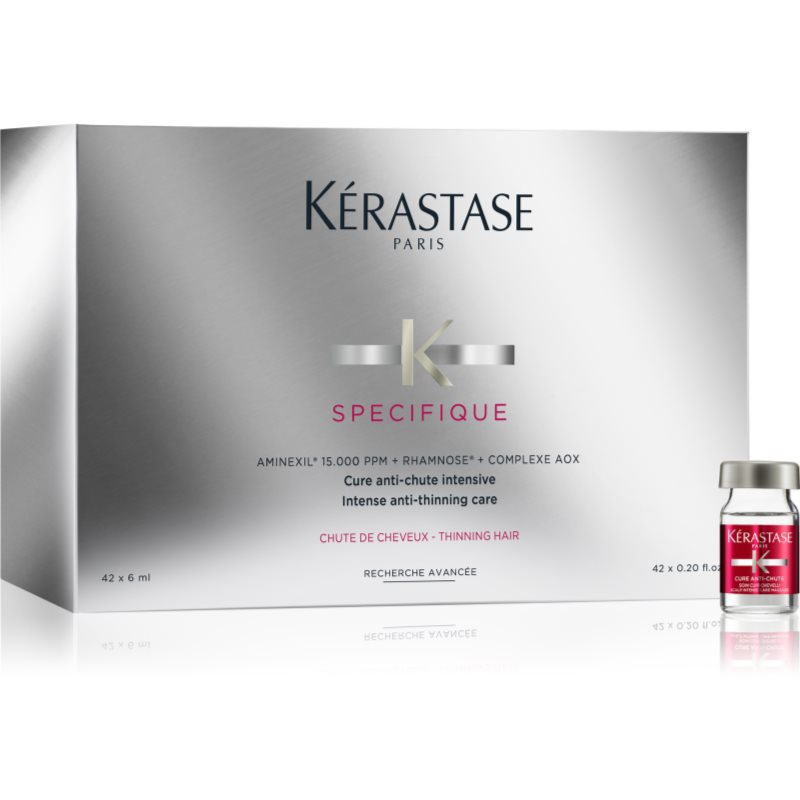Kérastase Specifique Aminexil Cure Anti-Chute Intensive intenzív kúra hajhullás ellen 42x6 ml-Eredeti