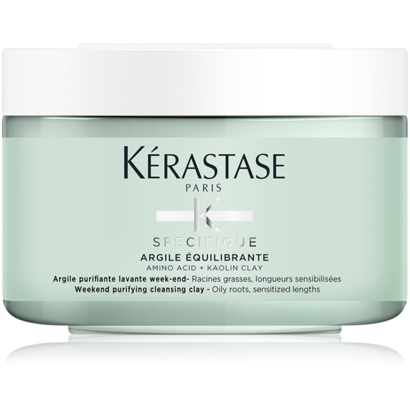 Kérastase Specifique Argile Équilibrante tisztító maszk agyaggal a fejbőrre és a hajtövekre 250 ml-Ár