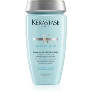 Kérastase Specifique Bain Riche Dermo-Calm sampon az érzékeny fejbőrre és a száraz hajra szilikonmentes 250 ml-Eredeti
