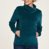 Kerosene Velvet Sweatshirt with Tranquillo Collar - Women