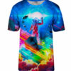 Keserédes Paris Unisex színes köd póló Tsh Bsp441