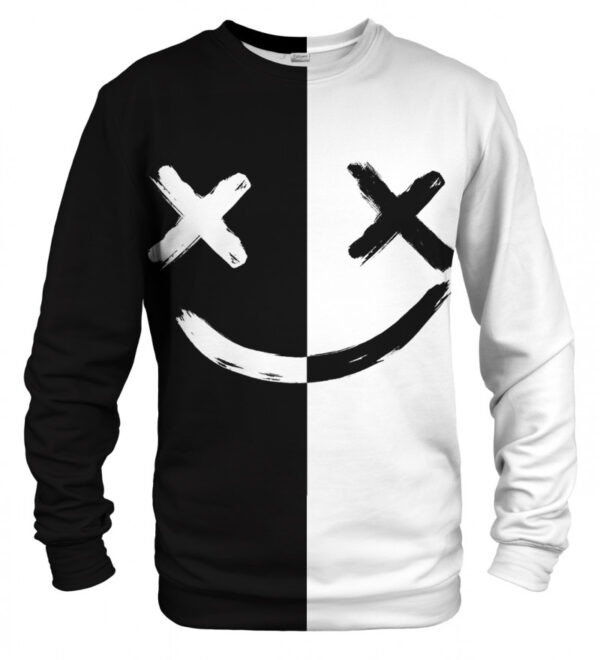 Keserédes Paris Unisex's B &W Face Pulóver S-Pc Bsp514