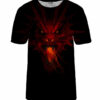 Keserédes Paris Unisex's Fire Dragon póló Tsh Bsp780