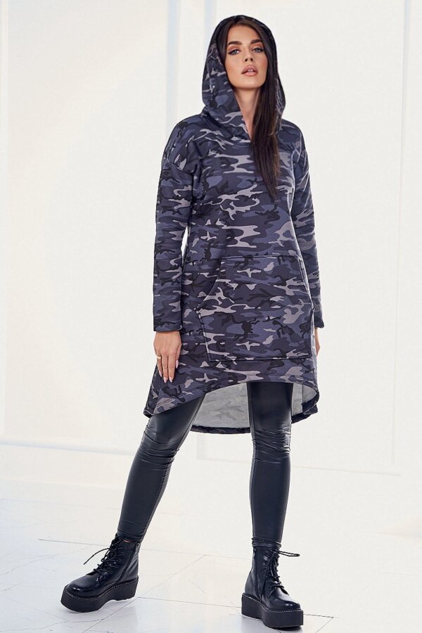 Kesi Camo dress graphite+black
