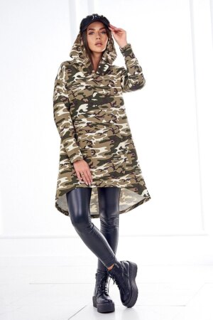 Kesi Camo dress khaki+ecru