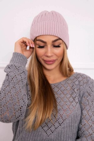 Kesi Cap thin Weronika K249 powdered pink
