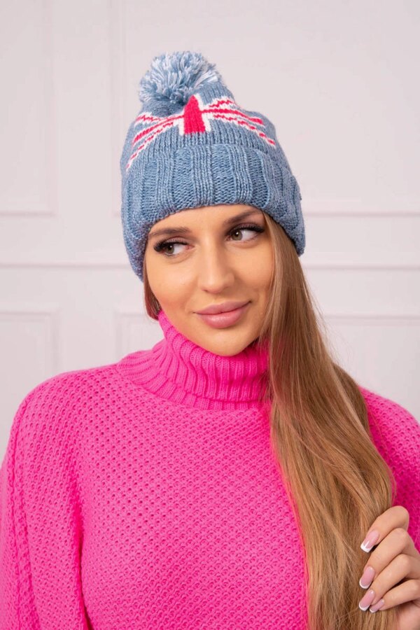 Kesi Cap with a pompom Elizabeth K386 jeans