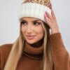 Kesi Cap with a pompom Ellen K325 ecru