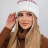 Kesi Cap with a pompom Ellen K325 white