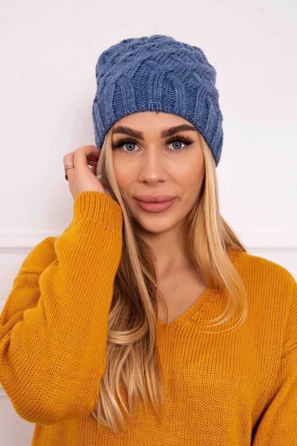 Kesi Cap with fleece Agnieszka K239 jeans