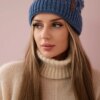 Kesi Cap with fleece Alice K248 gray+white