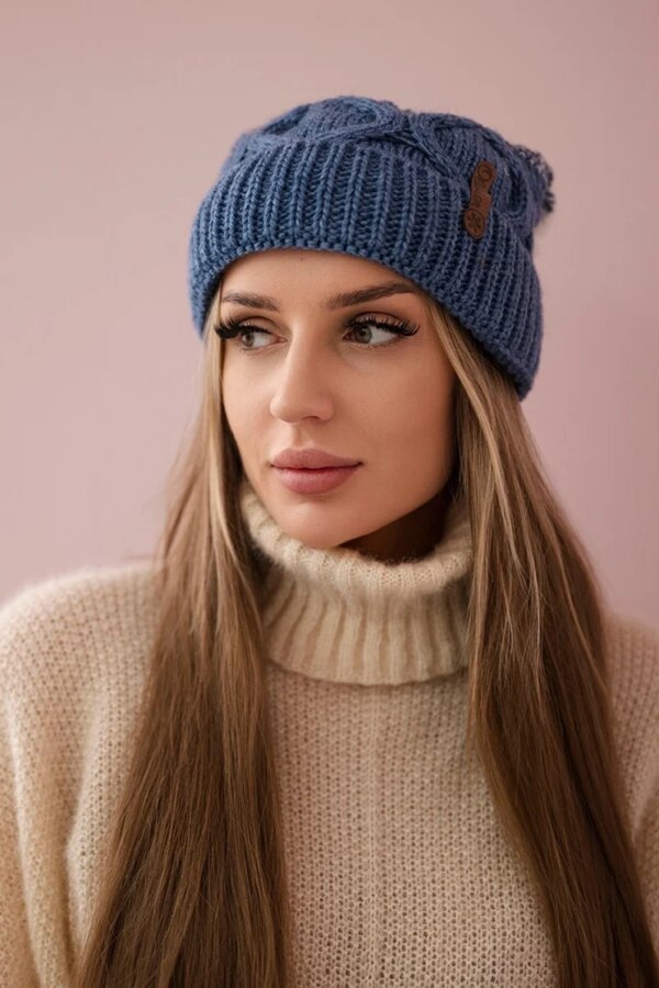 Kesi Cap with fleece Alice K248 gray+white