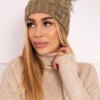 Kesi Cap with fleece Daria K217 light khaki