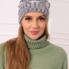 Kesi Cap with fleece Dolores K303 graphite+black+dark grey