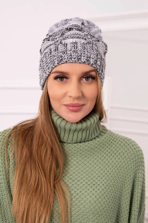 Kesi Cap with fleece Dolores K303 graphite+black+dark grey