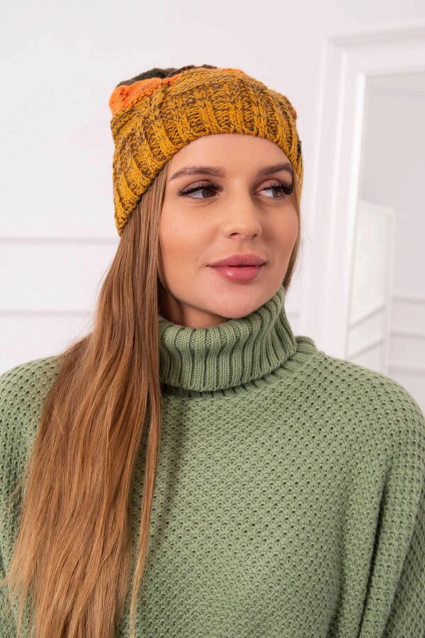Kesi Cap with fleece Dolores K303 mustard+orange+green