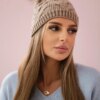 Kesi Cap with fleece Ela K242 dark beige