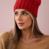 Kesi Cap with fleece Iwona K221 burgundy
