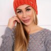 Kesi Cap with fleece Justyna K253 foxy