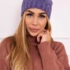 Kesi Cap with fleece Karolina K243 purple