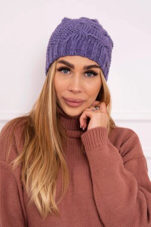 Kesi Cap with fleece Karolina K243 purple