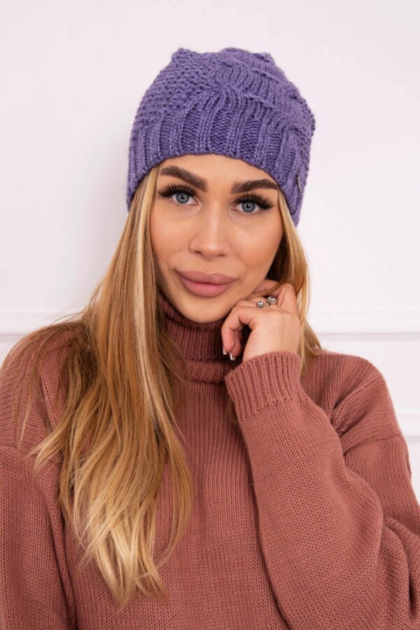 Kesi Cap with fleece Karolina K243 purple