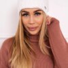 Kesi Cap with fleece Karolina K243 white