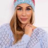Kesi Cap with fleece Klaudia K255 yellow neon+blue